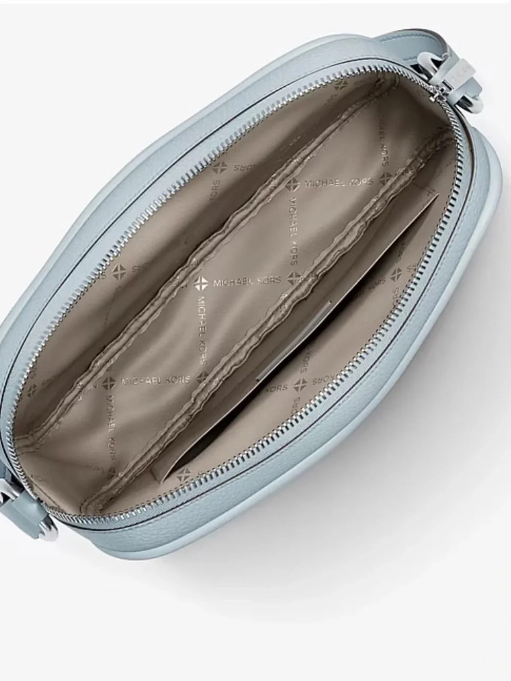 Michael Kors Jet Set Travel Large Logo Debossed Camera Crossbody Bag